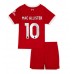 Günstige Liverpool Alexis Mac Allister #10 Babykleidung Heim Fussballtrikot Kinder 2023-24 Kurzarm (+ kurze hosen)